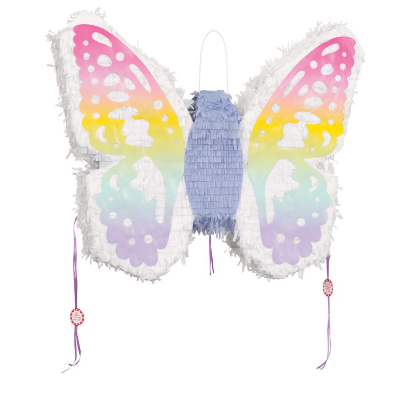 Butterfly Shaped Drum Pinata - 48cmx 49cm
