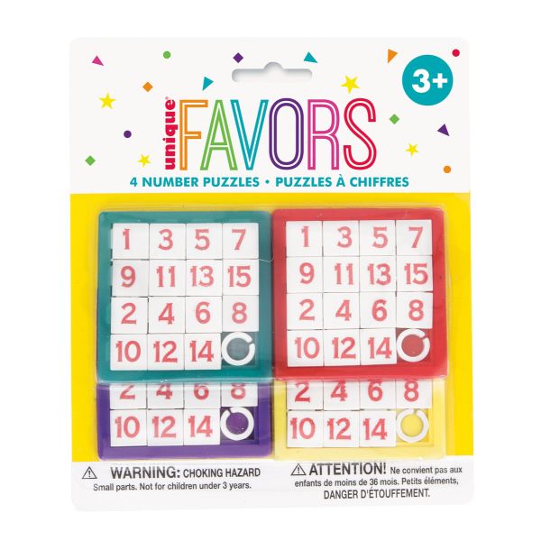 4 Pack Number Puzzles