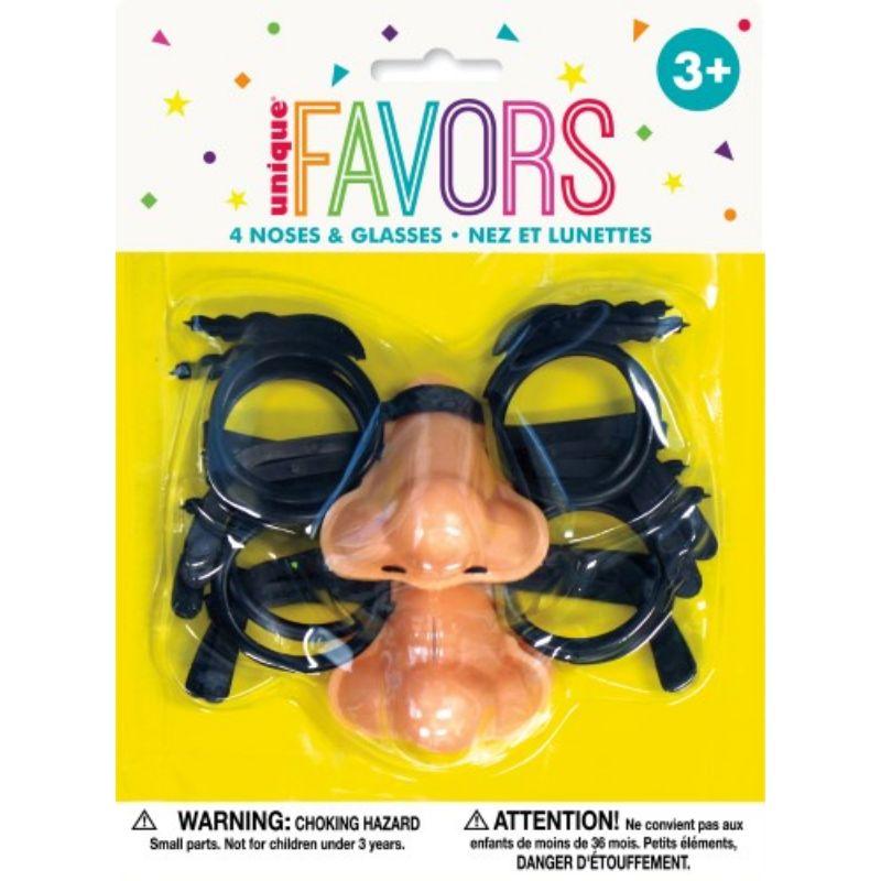 4 Pack Noses and Glasses