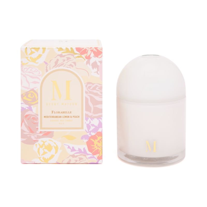 Florabelle Mediterranean Lemon & Peach Candle - 375g