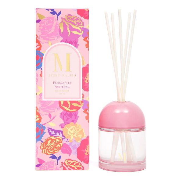 Florabelle Pink Freesia Reed Diffuser - 300ml