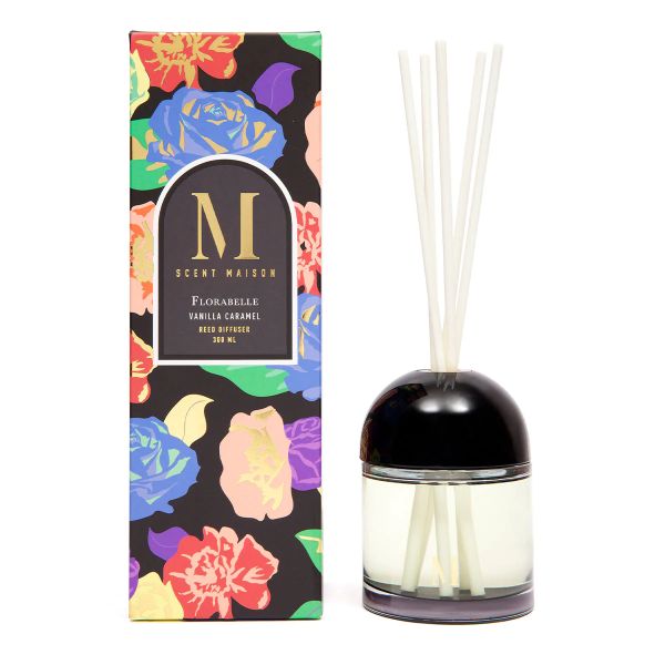 Florabelle Vanilla Caramel Reed Diffuser - 300ml
