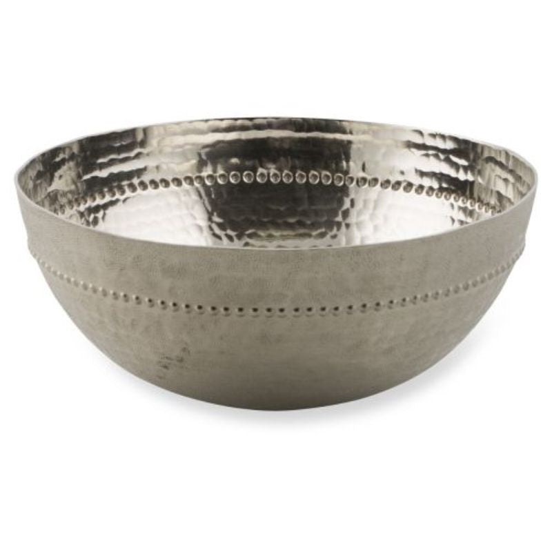 Kamal Aluminium Large Round Curved Bowl - 30cm x 30cm