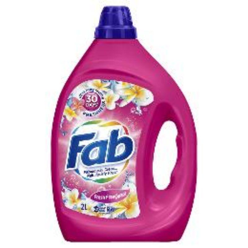 FAB 2L LAUNDRY LIQUID FRONT & TOP LOADER FRESH FRANGIPANI
