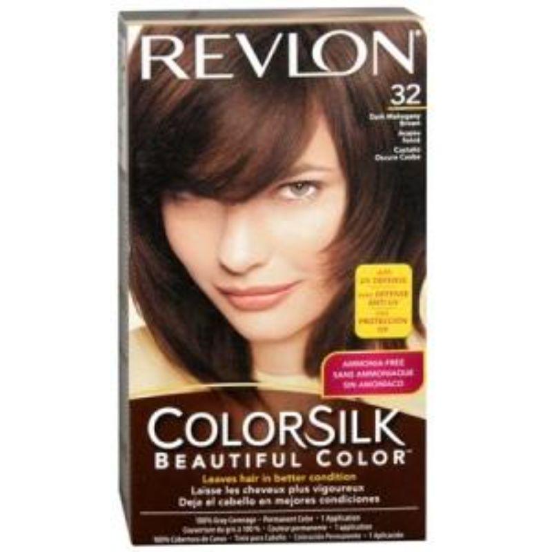 Revlon ColorSilk Hair Dye 32 Mahogany Brown