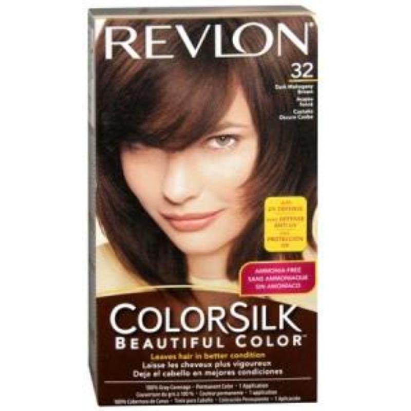Revlon ColorSilk Hair Dye 32 Mahogany Brown