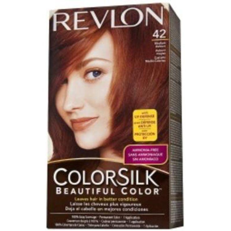 Revlon ColorSilk Hair Dye 42 Medium Auburn