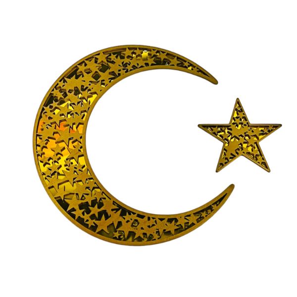 Gold Moon Star Ramadan & Eid Hanging Decor
