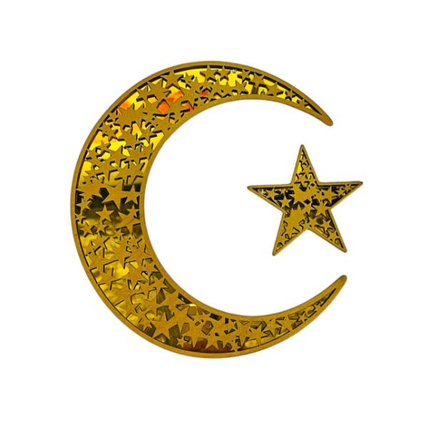 Gold Moon Star Ramadan & Eid Hanging Decor