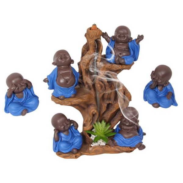 Monk With Blue Robe - 10cm