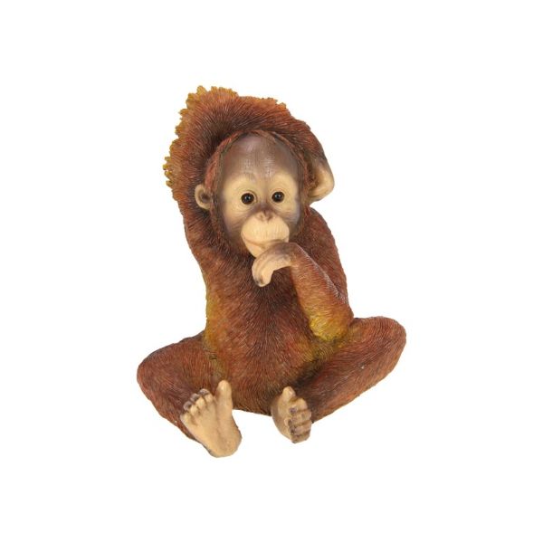 Sitting Orangutan - 23.5cm