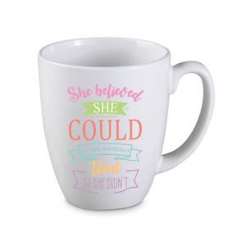 She Believed She Could Mug - 355ml
