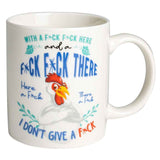 Load image into Gallery viewer, With a Fck Fck Here And Fck Fck There Novelty Mug - 354ml
