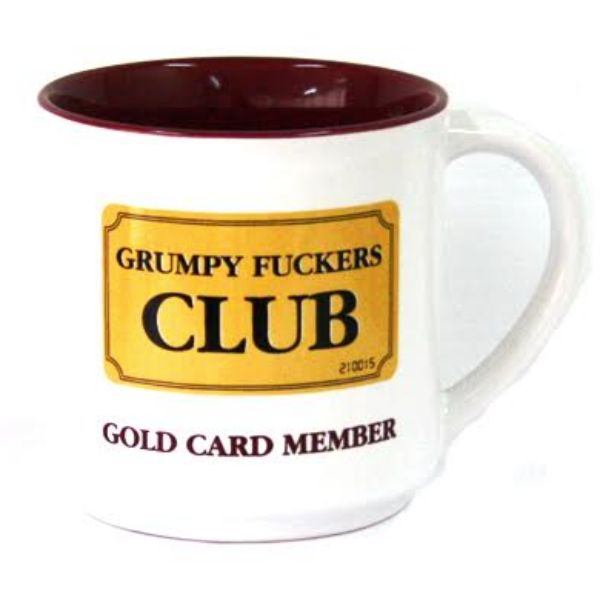 Ceramic Grumpy Fucken Club Mug