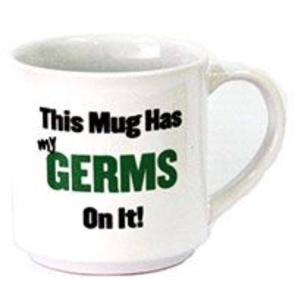 Ceramic This Mug Has My Germs On It Coffee Mug - 250ml