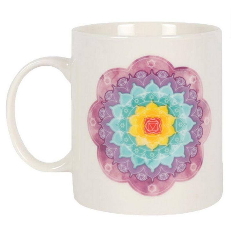 Chakra Mandala Ceramic Mug - 9.5cm
