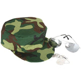 Load image into Gallery viewer, Military Set - Camo Cap, Glasses &amp; Dog Tags
