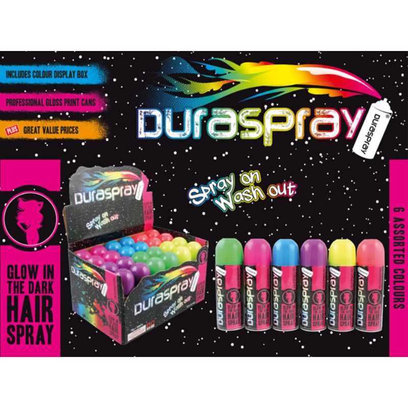 Glow In The Dark Hair Spray