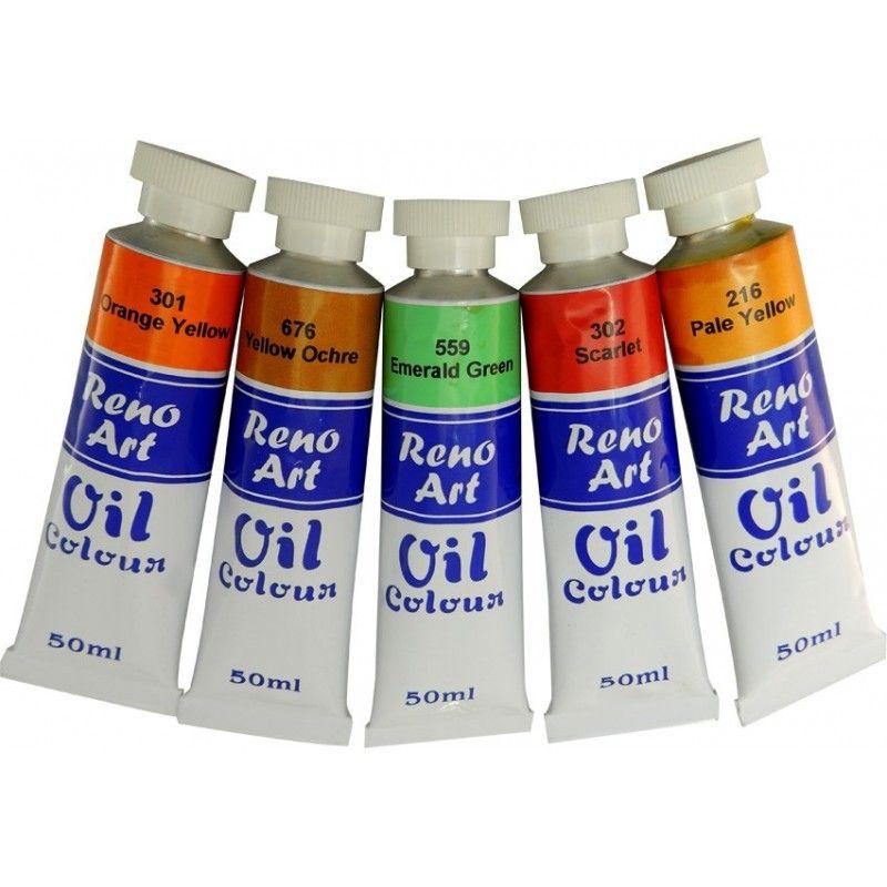 Reno Cadmium Red Oil Colours - 50ml