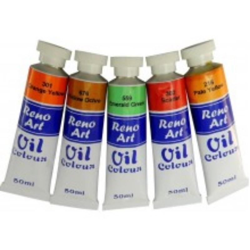 Raw Umber Reno Oil Colours Tube - 50ml