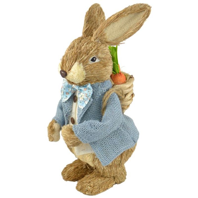 Straw Peter Rabbit with Backpack - 14cm x 32cm