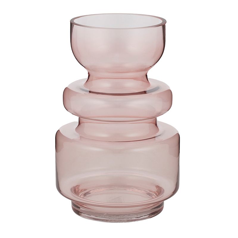 Rose Marte Glass Vase - 16.5cm x 23cm