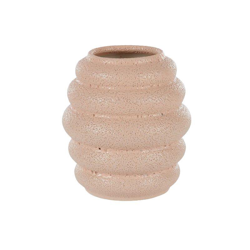 Rose Popple Ceramic Vase - 18cm x 20cm