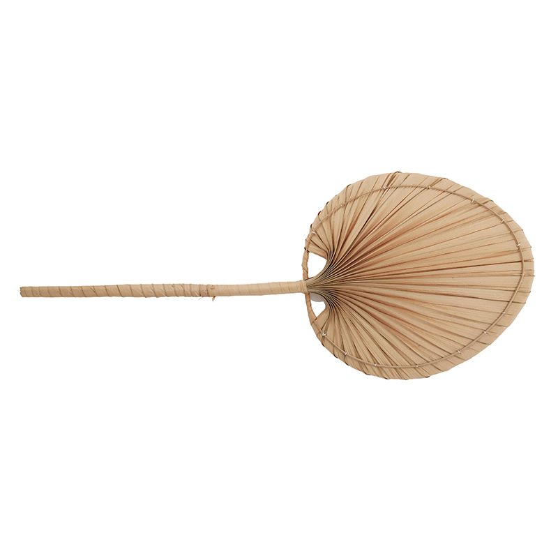 Natural Nyla Palm Leaf Fan - 30cm x 71cm
