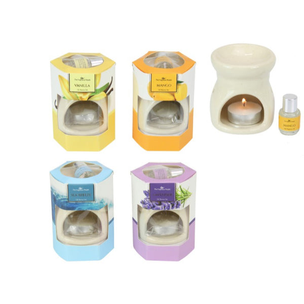 Ceramic Oil burner Set With 5ml Oil - 8cm