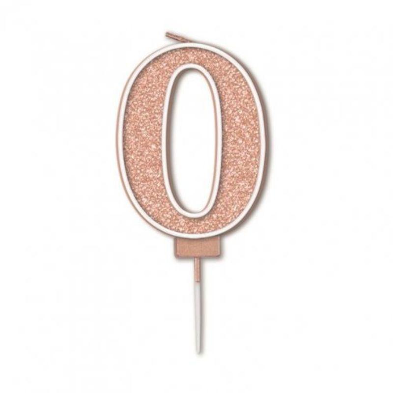 Sparkling Fizz Rose Gold #0 Candle - 7.5cm