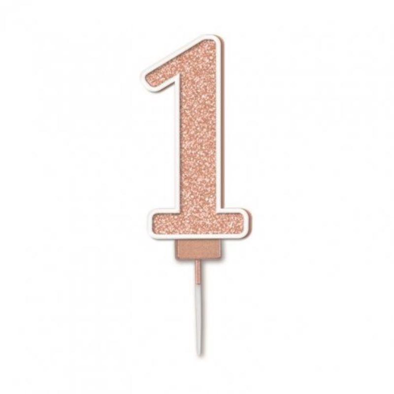 Sparkling Fizz Rose Gold #1 Candle - 7.5cm