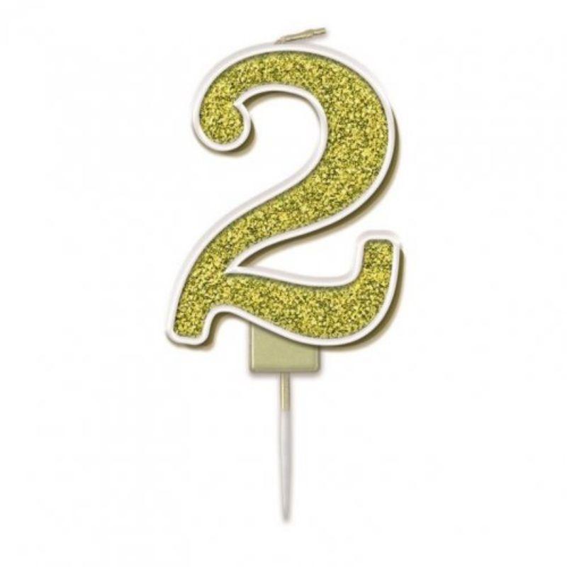 Sparkling Fizz Gold #2 Candle - 7.5cm