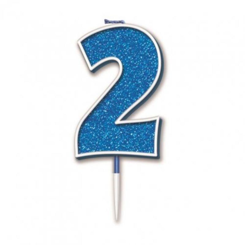 Sparkling Fizz Blue #2 Candle - 7.5cm