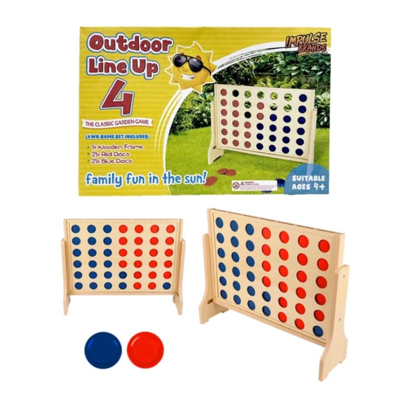 Wooden Deluxe Outdoor Line Up 4 - 60cm x 40cm