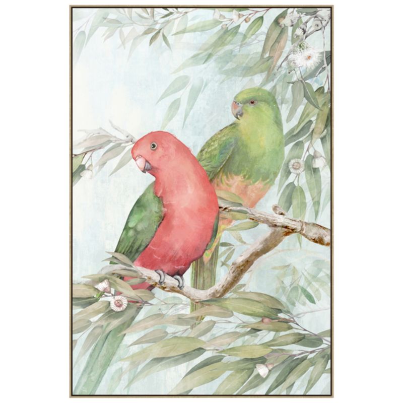 One-akeet, Parakeet Painting Wall Art - 63cm x 93cm