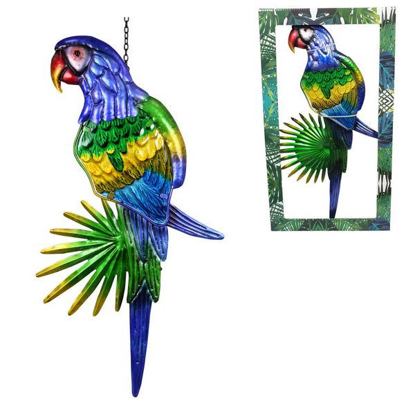 Hanging Parrot Wall Art - 60cm