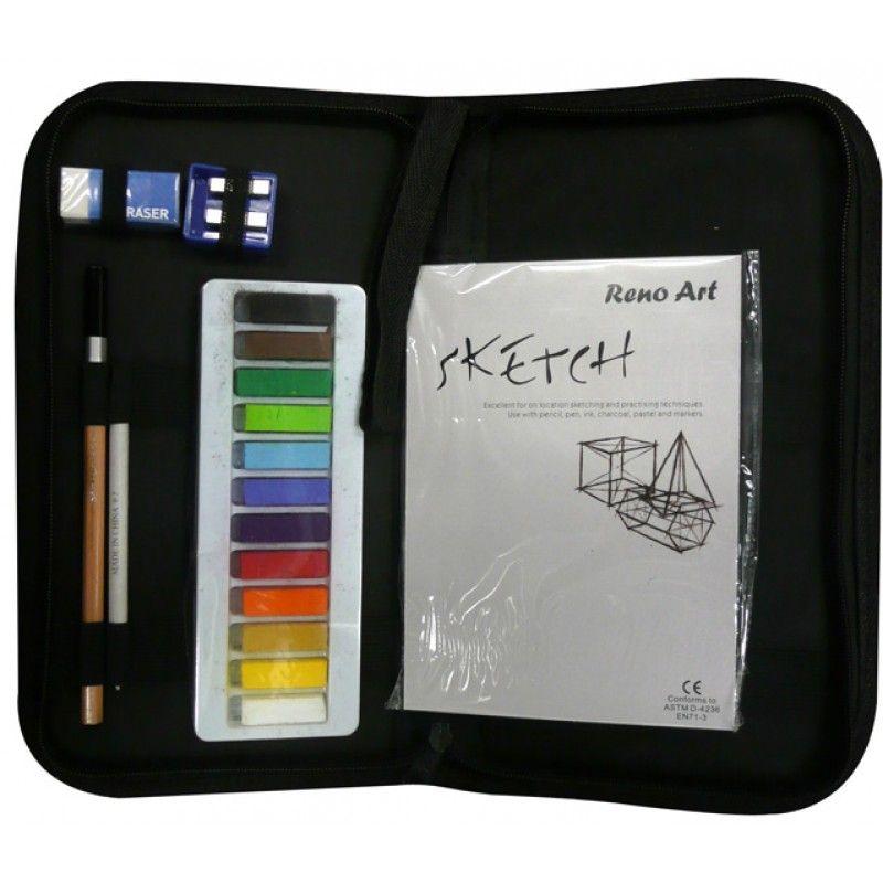 Basic Pastel Carry Case Set