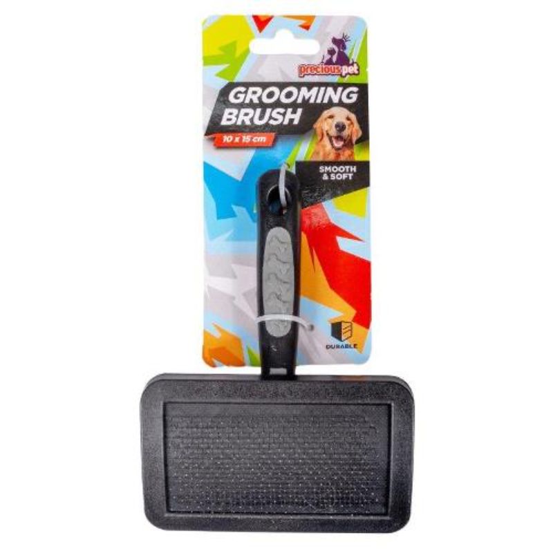 Pets Rectangular Grooming Brush - 10cm x 15cm