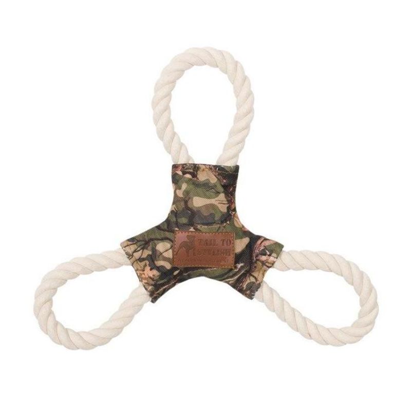 Pets Camo Rope Tug Toy - 26cm x 30cm