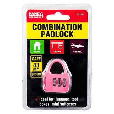 Combination Handbag Padlock - The Base Warehouse