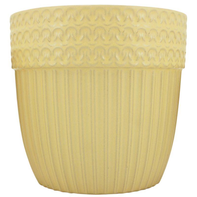 Yellow Rista Planter - 11.5cm x 10.5cm