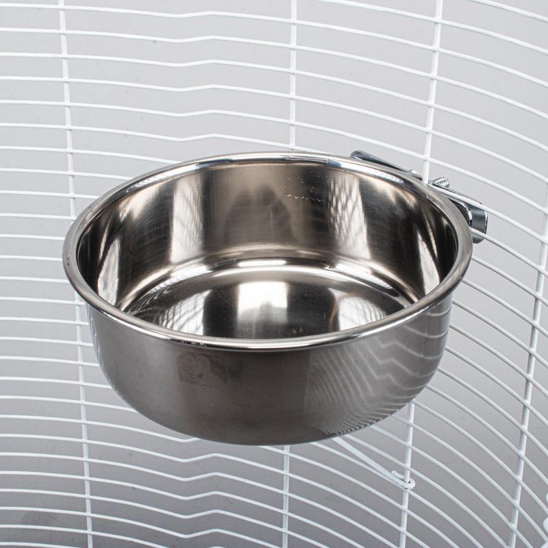 700ml Stainless Steel Bird Feeder - 15cm - The Base Warehouse