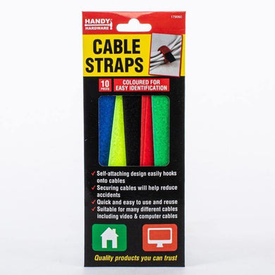 10 Pack Cable Straps - The Base Warehouse