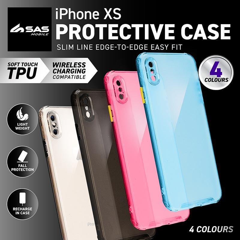 Slimline Profile Transparent Phone Case - iPhone XS