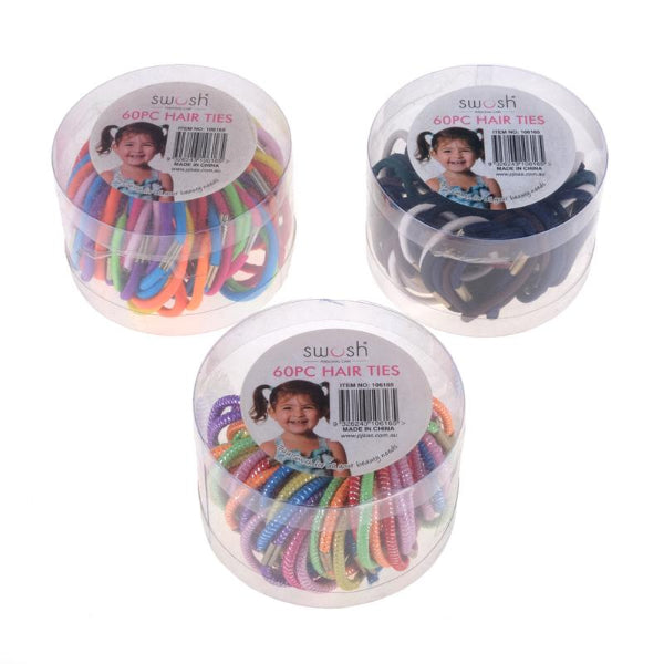 60 Pieces Hair Ties