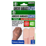 Load image into Gallery viewer, 40 Pack Plastic Adhesive Bandages - 7.6cm x 1.9cm