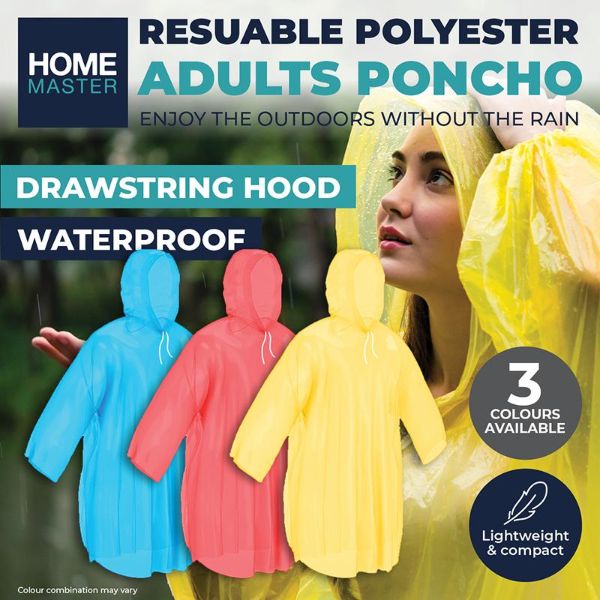 Reusable Polyester Adults Poncho
