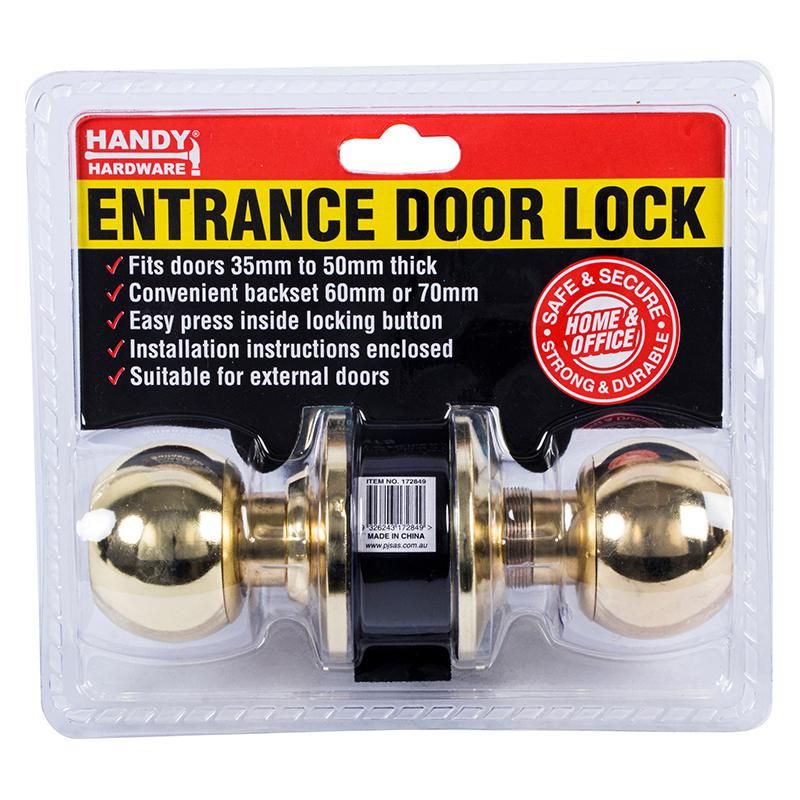 Gold Entrance Door Lock