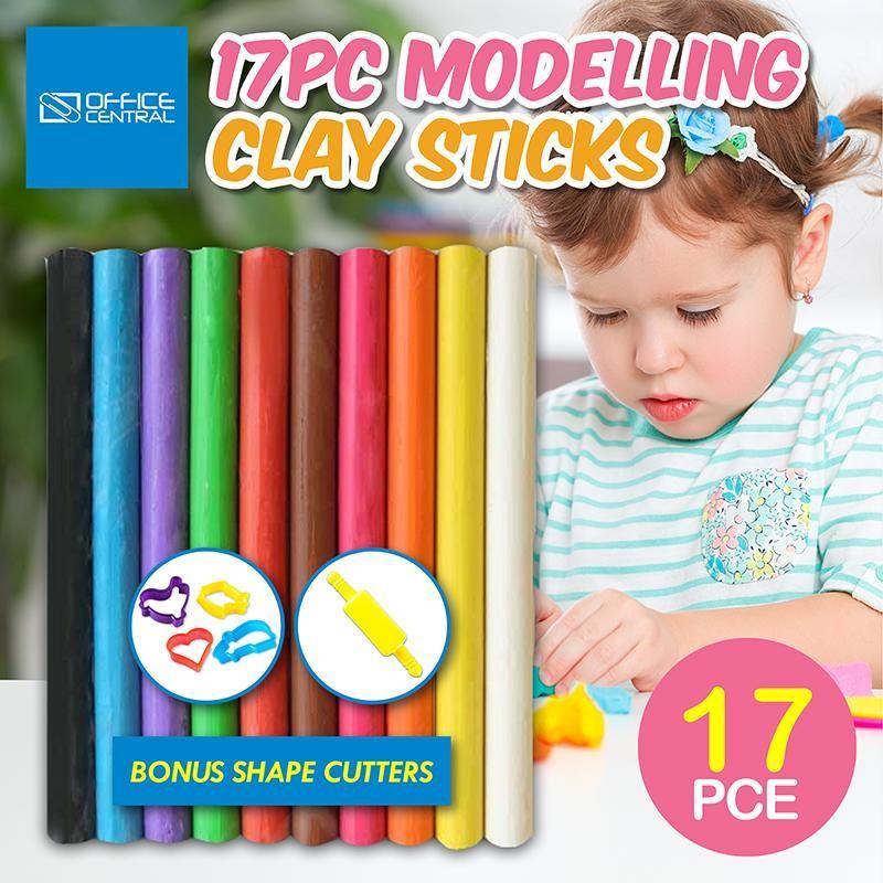 17 Pack Modelling Clay Sticks