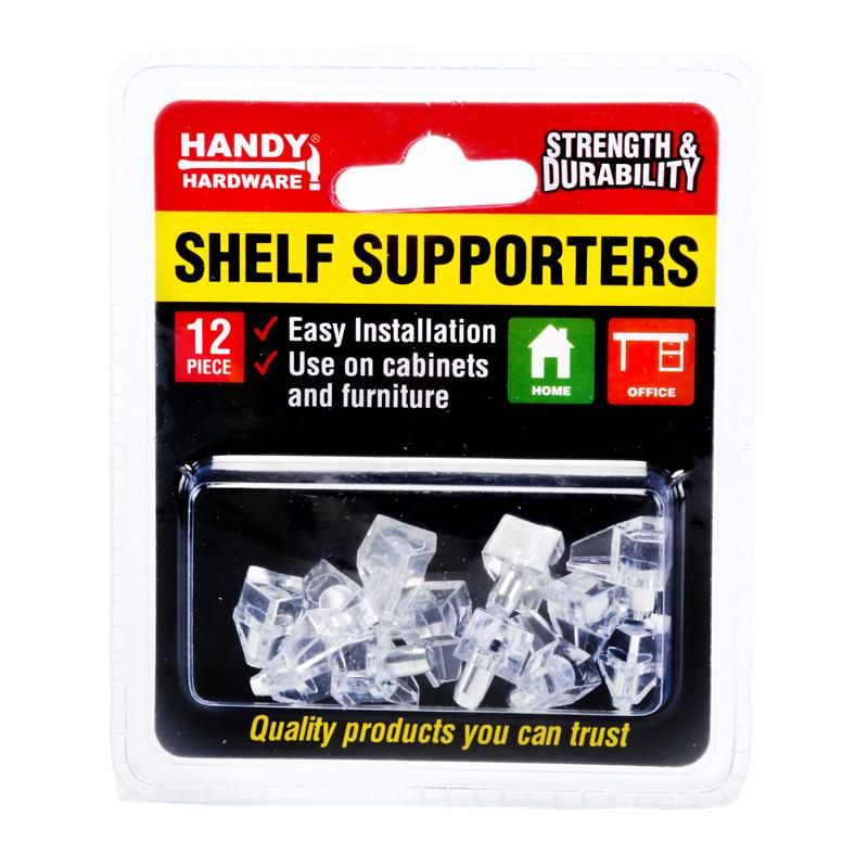 12 Pack Strength & Durability Shelf Supporters